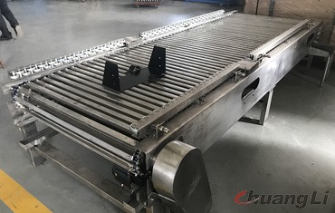 全不銹鋼鏈板輸送機(jī)（進(jìn)口伺服電機(jī)驅(qū)動(dòng)）